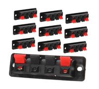 Tofficu 10 pièces Connecteur de Câbles Borne de Liaison pour Fils Audio et LED Clip de Serrage Rapide Adapté Aux Grandes Sections Usage Polyvalent pour Éclairage