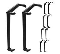 Tofficu 10 Pièces Écarteur de Branches D'arbres Fruitiers Réglable en Abs Noir pour Modelage et Cintrage des Branches, Outil pour Bonsaï et Jardinage