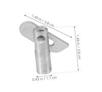 Tofficu 10 pièces Goupilles de Blocage pour Échafaudage Accessoires avec Surface Lisse Compatibles avec Divers Systèmes Installation Rapide pour Construction et Maintenance
