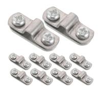 Tofficu 10 Pièces Jeu de Vis de Fixation du Garde-Boue de Vélo en Alliage Résistant à l'usure avec Espacement de Trou 2cm et Longueur de Vis 1cm pour Cadre de Vélo
