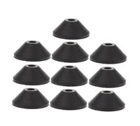 Tofficu 10 pièces Lot de Joints Coniques Caoutchouc pour Vis de Réservoir Wc Anneaux Détanchéité Résistants et Durables Rondelles Détanchéité pour Réparation de Chasse Kit de Rechange