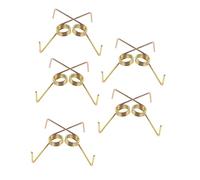 Tofficu 10 Pièces Lot de Ressorts Inoxydable pour Couvercle de Machine à Laver Semi Automatique Remplacement Pratique et Économique pour Stabiliser Fonctionnement et Éviter Réparations