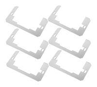 Tofficu 10 Pièces Lot Entretoises Métalliques pour Plaques Murales Cales de Nivellement Universelles pour Boîtiers Électriques Installation Rapide et Fixation Sécurisée des Prises et