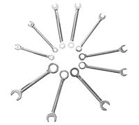 Tofficu 10 Pièces Mini Wrenches Set Steel Open End Spanners Metric Multifunctional Repair Tools For Home And Auto Maintenance