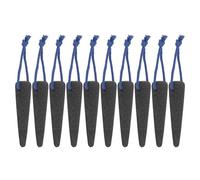 Tofficu 10 Pièces Pierre Volcanique Noire de Bâton Conique pour Soin des Pieds Mains, Réutilisable Gommage Précis, Soin des Callosités en Voyage