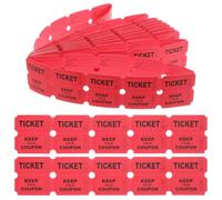Tofficu 100 Billets De Tombola Tickets D'Entrée pour Événements Carnaval Fête Récompense Activités De Loisirs