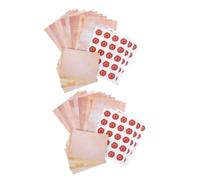 Tofficu 100 Ensembles Vintage Stationary Paper And Envelopes Set With Stickers Retro Lined Letter Writing Kit For Greeting Cards And Personal Notes