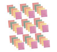 Tofficu 100 Feuilles Autocollants de points de couleur autocollants ronds colorés pois stickers étiquettes de codage rondes colle