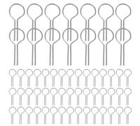 Tofficu 100 Pièces Aiguilles De Cuisson Suspendues pour Poterie en Métal Résistant Four Outils De Bricolage Artisanaux pour Suspension Et Cuisson D'Objets en Céramique 1X0.4X0.1 Cm