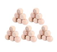 Tofficu 100 Pièces Dés à Faces Carrés pour DIY Artisanat Jeu Puzzle Blocs à Bords Arrondis Faciles à Peindre