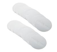 Tofficu 100 Pièces Disques Protecteurs Argentés pour Bougies Cire Abeille Protection Anti-cire et Accessoires Soin Oreilles Réutilisables Léger et Pratique pour Auriculaire