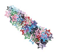 Tofficu 100 Pièces Lot de Set de Barrettes Cheveux Étoile en Métal Mécanisme à Pression Antidérapant, Accessoires Coiffure Chic pour Femmes et Garçon et Filles Lors de Fêtes et Présents