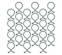 Tofficu 100 Pinces à Tomates Vertes Grandes, Clips de Support Légers pour Tiges de Vigne et Plantes Grimpantes, 100 Pièces Réutilisables pour Jardinage et Fixation Sécurisée des Plantes