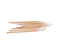 Tofficu 11pièces Lot de Pinceaux Ronds pour Peinture Manche Long Fibres Acryliques pour Détails Et Artistes