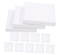 Tofficu 12 pièces Cadres Miniatures Carrés pour Peinture à Huile Supports Stables et Polyvalents pour Artistes et Amateurs à Peindre