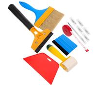Tofficu 12 Pièces Kit de Outils pour Pose de Peint et Abs Raclette et Couteau pour Application Vinyle Installation et Retrait Facile pour Murs et Fenêtres