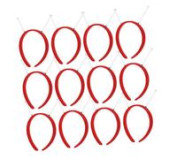 Tofficu 12 Pièces -tête Avec Ressort Articles De Fête Course Décor De Noël Casse-noisette Décoration De Maquillage Voiture D'halloween Bandeau De Noël Faire La Fête Rouge Fer