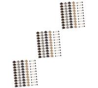 Tofficu 120 ensembles Skull Rivet Kit Punk Crafting Studs For DIY Bags Shoes Jackets Corrosive Durable Metal Spikes Bronze