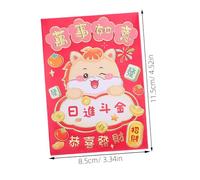 Tofficu 120 Pièces Chinese Year Envelopes Year Of The Horse Lucky Money Packets For Spring Festival