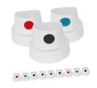 Tofficu 12pcs Buses de Pulvérisation de Peinture en Plastique Prise Confortable et Conception de Buse de Précision pour Peinture et Projets Extérieurs