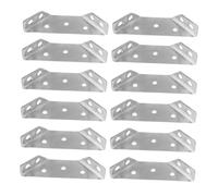 Tofficu 15 ensembles Équerres Angle Acier Inoxydable pour Meubles Supports Étagère et Renforts Armoire Fixation Robuste pour Coins de Meubles Installation Facile avec Vis Incluses