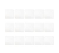 Tofficu 15 Pastilles Adhésives Transparentes Double Face Antidérapantes pour Tapis de Sol, Compatibles Carrelage et Parquet, Fixation Sécurisée sans Résidu, Usage Intérieur Maison Cuisine