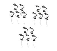 Tofficu 15 Pièces Lot de Lampes Murales Miniatures LED Blanches pour Maquettes Décoration DIY de Maisons Miniatures Accessoires Réalistes pour Tables de Sable