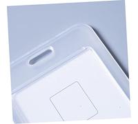 Tofficu 16 pièces Porte Badge Transparent avec Cordon Noir Lot de Protections PP Résistantes Porte Carte Pratique et pour Étudiants Rangement Sécurisé de Cartes Didentité et Badges