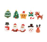 Tofficu 2 Ensembles Décorations De Noël Ornements Étincelle Materiel De Bricolage Christmas present Accessoire De Pendentif De Noël Accessoire De Bijoux De Bricolage Résine 38 Pièces * 2