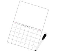 Tofficu 2 ensembles Tableau Magnétique Planning Hebdomadaire Effaçable pour Réfrigérateur avec Stylo de Tableaux Mémo Magnétiques pour Rappels et Organisation des Tâches Ménagères