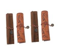 Tofficu 2 Ensembles Trousse Porte-Crayons Étui À Stylos Rouleau De Crayons Bloc De Ponçage en Cage Tondeuse Porte Stylo Étui À Crayons Petit Étui À Crayons Multifonction Cuir 2 Pièces * 2