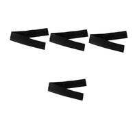 Tofficu 2 Pièces Banquette de sceau de cuisine Couverture pour charge de crevasse de cuisinière couvercle de remplissage de contre-espace bouche-pores en silicone Gel de silice Noir