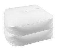 Tofficu 2 Pièces Base Carrée Remplissable Eau pour Arche et Colonne de Ballons Lestage Robuste Pvc Réutilisable Poids Stable pour Décoration de Fête Mariage et Événement Extérieur Lot