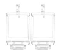 Tofficu 2 Pièces Capot De Protection Pour De Type Bateau Couvercle De Protection Bouton Commutateur De Garde Couvercle De Protection Des Boutons Transparent Abdos