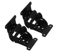 Tofficu 2 pièces Charnières Pliantes Doubles pour Portes de Meubles Support Robuste avec Fixation Antidévissage pour Placards de Cuisine et Chambres Finition Résistante Aux Rayures Lot