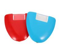 Tofficu 2 pièces Craie Tailleur Effaçable Roulette Marquage Couture Rouge et Bleu pour Tissu Marqueur Artisanat Couture Temporaire Outil Pratique pour Tailleurs et Bricoleurs