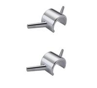 Tofficu 2 Pièces Crochet de Abs Sans Perçage Support Serviette et Éponge Corrosion Fixation Facile pour Barre Robinet de Cuisine