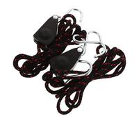 Tofficu 2 pièces Crochet Suspendu Réglable pour Lampe LED avec Corde Support Sécurisé pour Éclairage de Plante et Tente de Culture Crochet S pour Suspension Stable