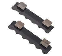 Tofficu 2 Pièces Embout Peigne pour Sèche-cheveux Noir en Plastique Léger et Portable, Accessoire Professionnel pour Salon et Usage Domestique, Contrôle Précis du Flux D'air