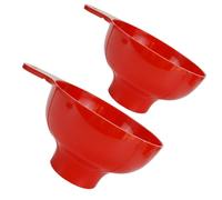 Tofficu 2 Pièces Entonnoir à Large Ouverture pour Cuisine Plastique Rigide Transfert Facile de Confiture Huile et Jus Ustensile pour Remplissage de Bouteilles
