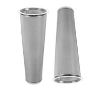 Tofficu 2 Pièces Filtre Cold Brew Réutilisable Acier Inoxydable pour Mason Jar à Large Ouverture Infuseur à Maille Fine pour Café et Thé Filtre Compatible Bocaux Mason Lot