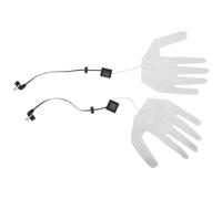 Tofficu 2 Pièces Insert Chauffant Électrique pour Moufles à Doigts Complets, Conception Légère et Flexible en Tissu avec Élément Chauffant, Chaleur Uniforme pour Cyclisme Hivernal et