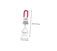 Tofficu 2 pièces Loquet à Bascule Réglable Serrage Rapide Latéral pour Porte et Caisse Outil de Fixation Compact pour Armoire Boîte Coffret Usage Professionnel Industriel