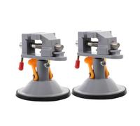 Tofficu 2 pièces Mini Étau de Table Rotatif avec Ventouse Pince Compacte pour Menuiserie Perçage et Bricolage Étau Portable pour Petits Travaux de Précision