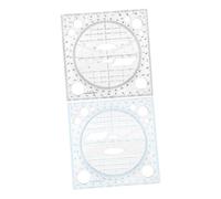 Tofficu 2 Pièces Multi Dessin Modèle Règle Géométrique Ellipse Pour Art Design Architecture