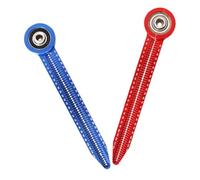Tofficu 2 Pièces Outil de Marquage Circulaire Portable Aluminium Règle Mini de Dessin Précis pour Menuiserie Architecture et Projets de Bricolage