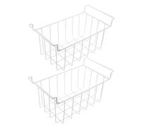 Tofficu 2 pièces Panier de Congélation Lot de Bacs de Rangement pour Congélateur Organisateur Empilable pour Réfrigérateur de Stockage Pratique pour Maison et Magasin