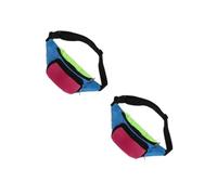 Tofficu 2 Pièces Paquet Banane Unisexe en Tissu Oxford Léger Design Rétro et Style Polyvalent, pour Activités Quotidiennes et Sorties en Extérieur