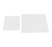 Tofficu 2 Pièces Plaque Gel Transparente Réutilisable Plaque Carrée 8mm Épaisseur A4 200x250mm 152x152mm Outil de Gravure pour Garçon et Filles pour Création Artistique