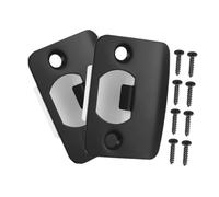 Tofficu 2 pièces Plaques de Gâche de Porte Inoxydable Butée Robuste Rouille avec Installation Facile pour Serrure à Pêne Dormant